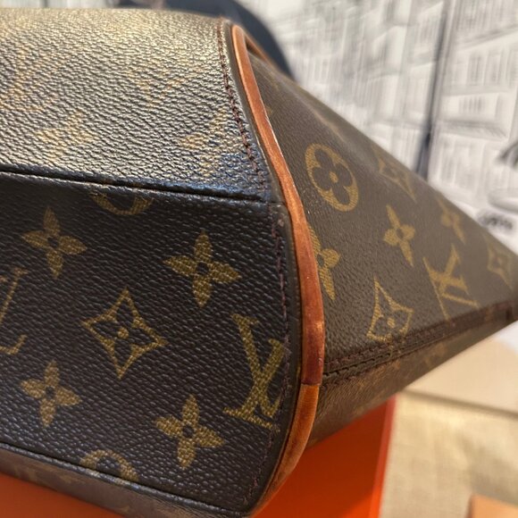 Louis Vuitton Ellipse MM Monogram "Bowling" Bag Canvas & Leather - Picture 14 of 16